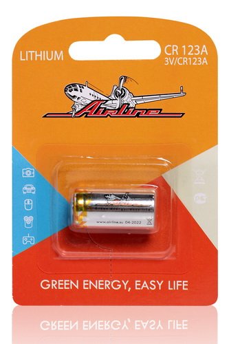 Батарейка CR123A 3V литиевая 1 шт.  A01