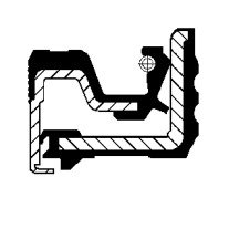 Сальник дифференциала 60x90x14x16.3 FPM CASSETTE H 12B
