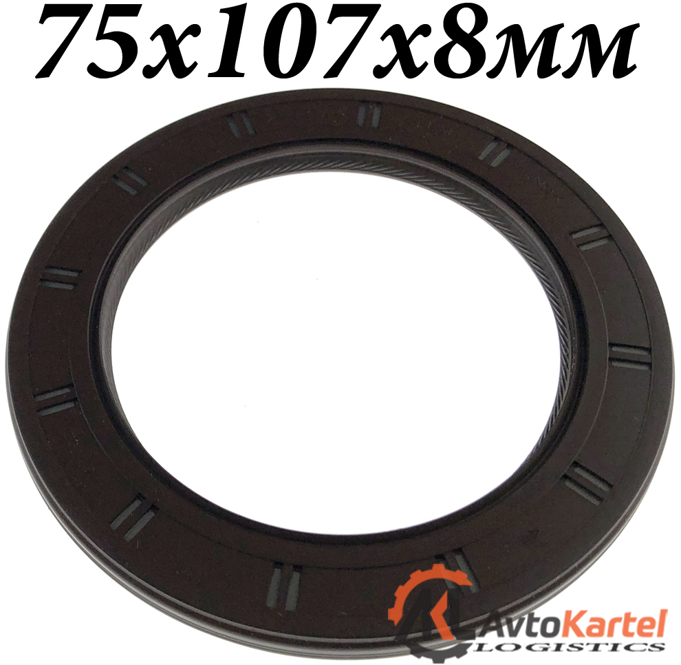 Сальник 75x107x8мм коленвала задний TOYOTA Yaris