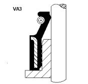 Колпачки маслосъемные 5x9,7x6x10,2 FPM VSB Toyota  743