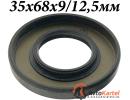 Сальник 35x68x9-12.5мм LH дифференциала HONDA Civic 84-91
