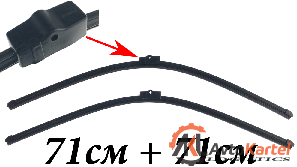 Комплект дворников FORD Galaxy, SEAT Alhambra, VW Sharan 01-