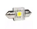 Лампа светодиодная 1шт Festoon X-tremeVision LED T10.5x30 6000K (новые высокомощные светодиоды, эффект ксенона)