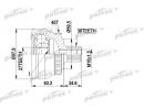 ШРУС наружный в комплекте 38x59.5x27 ABS:45T AUDI: 267