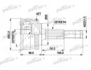 ШРУС наружный в комплекте 25x55x22 ABS:42T NISSAN: 293