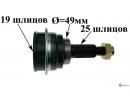 ШРУС наружный в комплекте SUZUKI BALENO 95 - 02  25x19x49 (Без ABS)