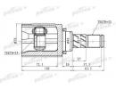 ШРУС внутренний правый 25x40x29 NISSAN TIIDA C11 0 421