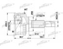 ШРУС наружный в комплекте 27x56x23 ABS:44T NISSAN: 508