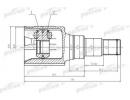 ШРУС внутренний 23x38x19 TOYOTA YARIS/ECHO NCP1#/S 572