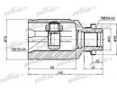 ШРУС внутренний 26X41X29 MITSUBISHI OUTLANDER CU 0 758