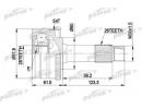 ШРУС наружный в комплекте 26x62x28 ABS:54T MERCEDE 461