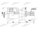 ШРУС внутренний лев передн в комплекте [A:26, B:30 032