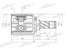 ШРУС внутренний в комплекте [A:22, B:23] OPEL: Cor 009