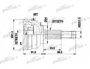 ШРУС наружный в комплекте 26x54.1x32 ABS:56T CHRYS 529