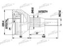 ШРУС наружный в комплекте 33x49,6x32 PONTIAC TRANS SPORT 92-04 CHEVROLET LUMINA APV 92-04 BUICK LE SABRE 92-04