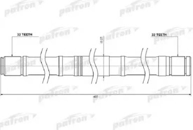 Вал приводной (палка) левая NISSAN PRIMERA P11,WP1 447