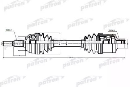 Полуось передняя правая JEEP COMMANDER, GRAND CHER 622