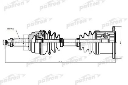 Полуось лев правая FORD EXPEDITION, F-150, F-250,  913