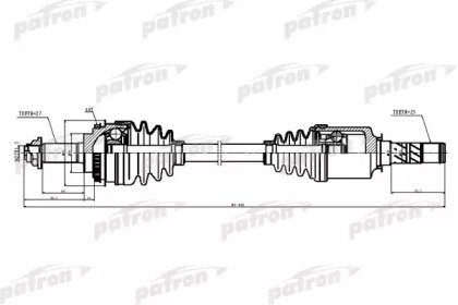 Полуось левая, правая SUBARU FORESTER 03-08, IMPRE 528