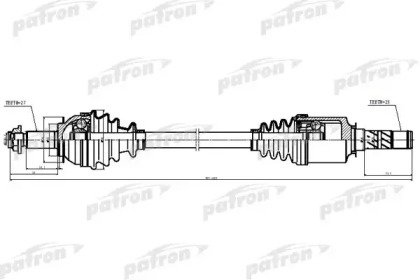 Полуось левая, правая SUBARU LEGACY 05-09, OUTBACK 531