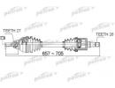 Полуось передний мост слева 27x657x63x26 FORD KUGA 486