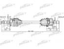 Полуось передний мост слева 25x652x52,5x25 ABS48T  504