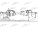 Полуось левая PEUGEOT 406 2.0 HDI 110 2.0 Turbo 2. 291