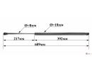 Амортизатор крышки багажника Общая длина: 590 мм,  254