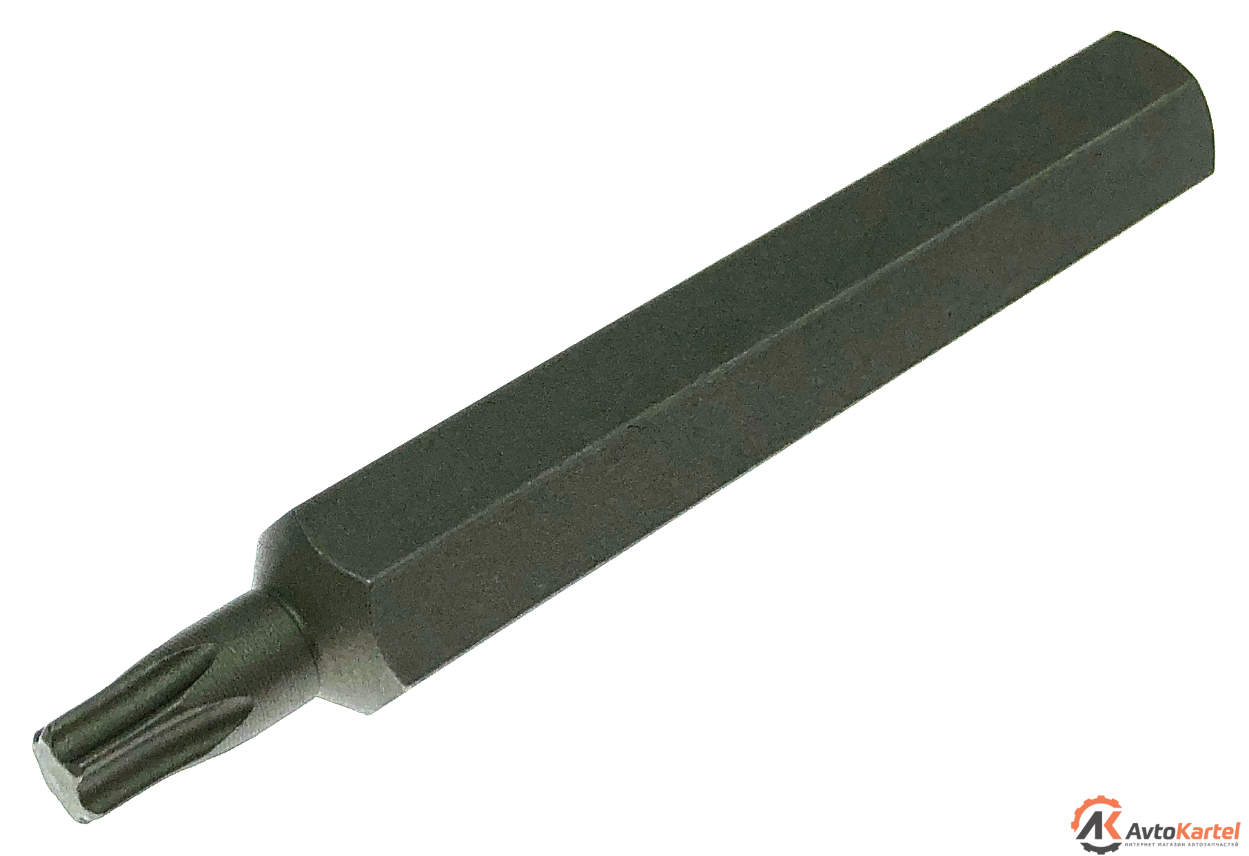 Бита TORX, T30, длина 75 мм, шестигранник 10мм