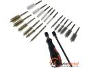Набор щёток-ершей для внутренней чистки отверстий 9, 11, 13, 15, 17, 19мм 20 предметов