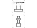 Соединитель быстроразъемный  с нар. резьбой, 1/2 i 402