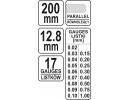 Набор щупов измерительных, 17 пр, 0.02 - 1 мм, 200 221