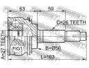 Шрус наружный 27x56x26 TOYOTA ESTIMA TCR1#,2# 1990 018