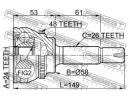 Шрус наружный 24x58x26 TOYOTA CELICA ZZT23# 1999.0 A48