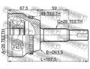 Шрус наружный 26x61.3x26 TOYOTA CAMRY ACV40,GSV40  A48