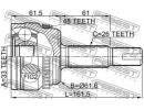 Шрус наружный 33x61.6x26 TOYOTA CAMRY/HYBRID ASV50 A48