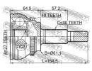 Шрус наружный 27x61.2x30 TOYOTA CAMRY ACV30,31,MCV A48