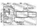 Шрус наружный 19x55.6x26 TOYOTA YARIS NCP9# 2005.0 Z19