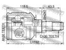 Шрус внутренний 30x47x30 TOYOTA LAND CRUISER PRADO 120