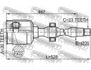 Шрус внутренний правый 30x35x23 TOYOTA CROWN/MAJES 5RH