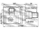 Шрус внутренний левый 24x50x23 TOYOTA HIGHLANDER ( 5LH