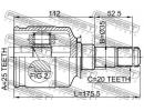 Шрус внутренний левый 25x35x20 TOYOTA CAMRY (JPP/S 5LH