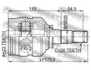 ШРУС ВНУТРЕННИЙ ЛЕВЫЙ 23x35x20 (TOYOTA AVENSIS AT2 0LH