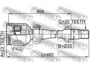 ШРУС ВНУТРЕННИЙ ПРАВЫЙ 23x35x20 (TOYOTA AVENSIS AT 0RH