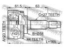 ШРУС НАРУЖНЫЙ 23x56x27 (NISSAN PRIMERA NP11 4WD 19 A44