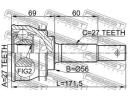 ШРУС НАРУЖНЫЙ 27x56x27 (NISSAN PRESAGE U30 1998-20 036