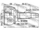 Шрус наружный 27x56x29 NISSAN MAXIMA CA33 2000.01- A46