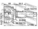 ШРУС НАРУЖНЫЙ 25x56x29 (NISSAN MURANO Z50 2002-200 A44