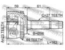 ШРУС НАРУЖНЫЙ 23x56x27 (NISSAN PRIMERA P12 2001-20 A44