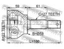 ШРУС НАРУЖНЫЙ 22x59x27 (NISSAN INFINITI FX45/35 S5 X35